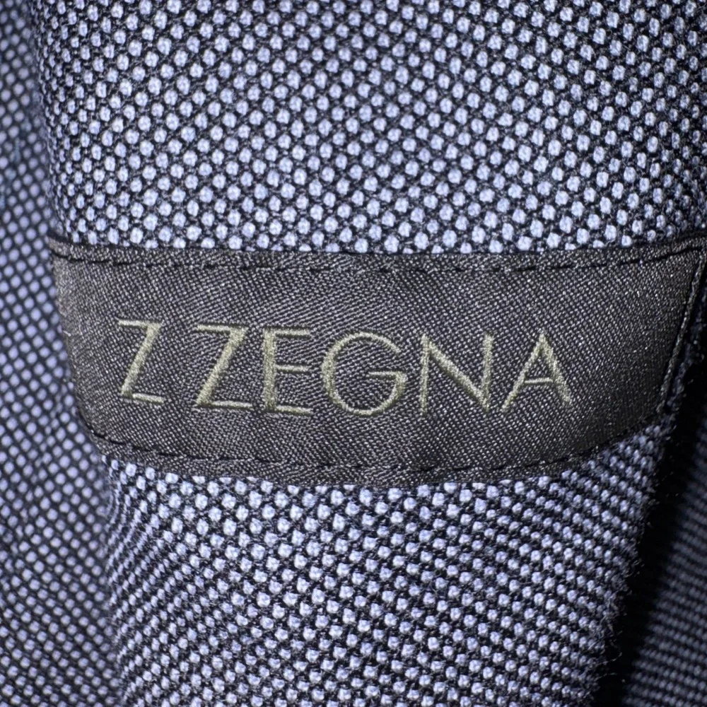 Z Zegna Blazer 42R Blue Wool Unstructured Sport Coat 7 VIY34 ZZY27 Lightweight